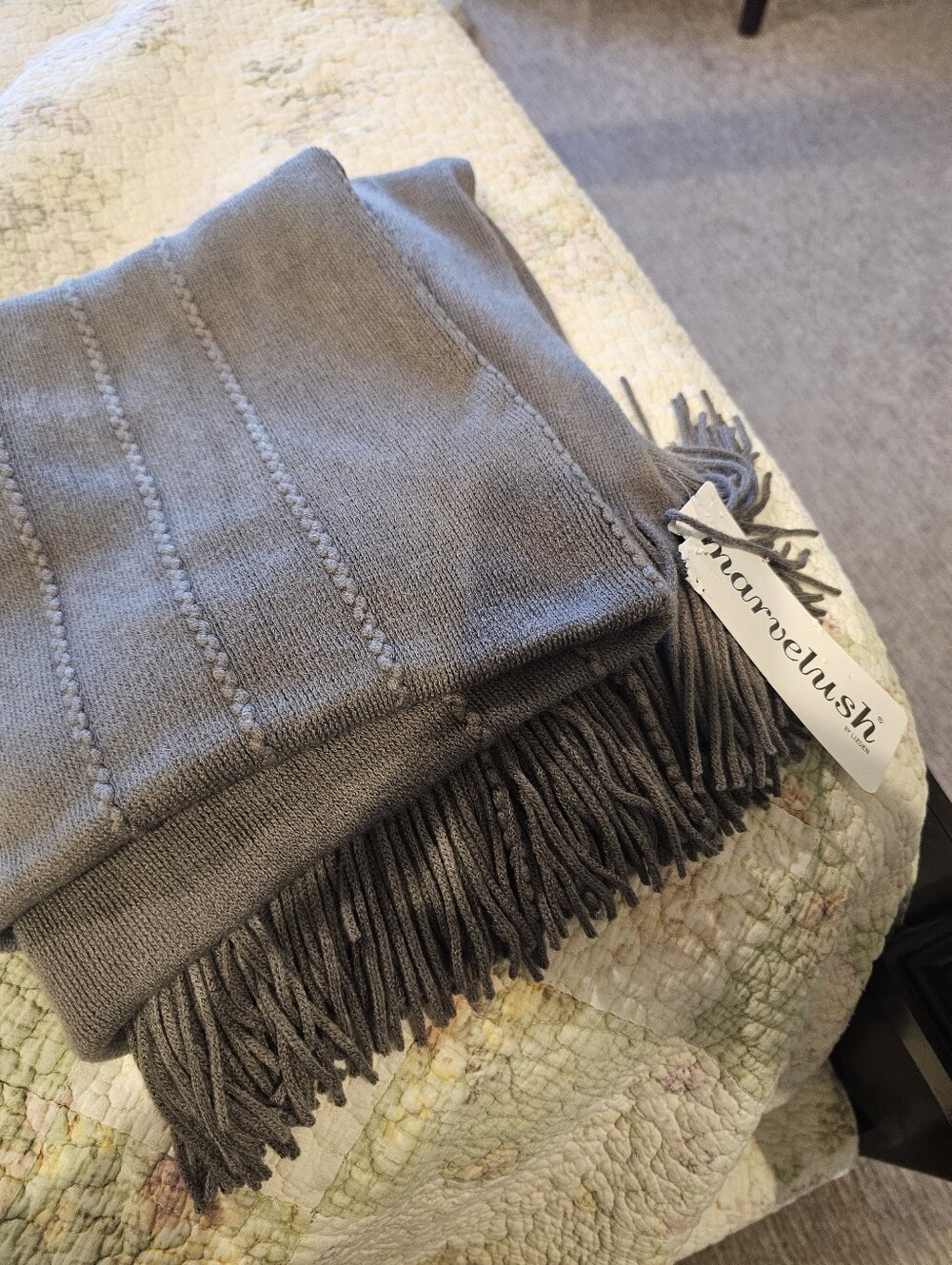 Beautiful Gray Cocoon Cardigan Or Shrug.